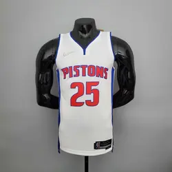 لباس سفید دیترویت پیستونز آسوسیشن ادیشن ویژه 75 سالگی NBA