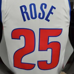 لباس سفید دیترویت پیستونز آسوسیشن ادیشن ویژه 75 سالگی NBA