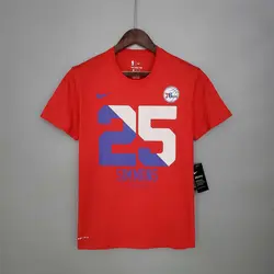 تیشرت قرمز فیلادلفیا سونی سیکسرز 25 SIMMONS