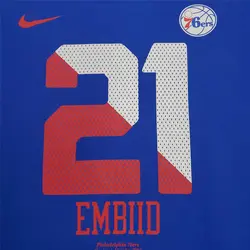 تیشرت آبی فیلادلفیا سونی سیکسرز 21 EMBIID