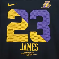 تیشرت مشکی لس آنجلس لیکرز JAMES 23