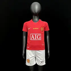لباس کلاسیک بچه گانه منچستریونایتد 2009-2007 کیت اول