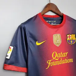 لباس کلاسیک بارسلونا 2013-2012 کیت اول