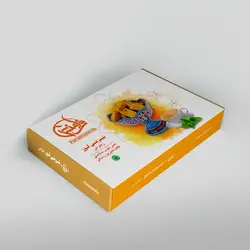 شیرینی لوز زعفرانی فرامنش - شرکت سلامت گستران آرایان - فرامنش