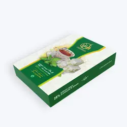 گز  ٪ 28 مغز مخلوط پسته و بادام بدون قند فرامنش