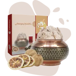 سوهان پولکی بدون قند طعم لیمو عمانی