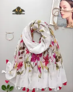 شال نخی وارداتی ساحل منگوله دار😍😍😍