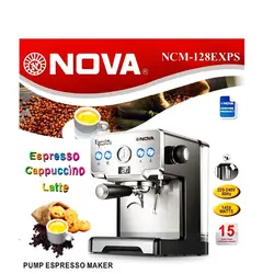 دستگاه اسپرسو نوا 128 (NOVA NCM-128EXPS)