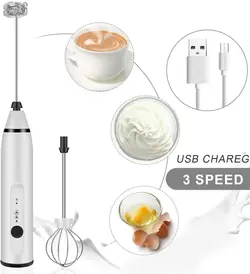 فوم ساز شارژی (با قابلیت تنظیم سرعت) رنگ نقره‌ای - ارسال رایگان