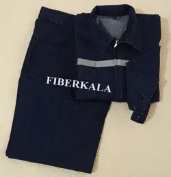 کاپشن شلوار کار جین مهندسی شبرنگ دار