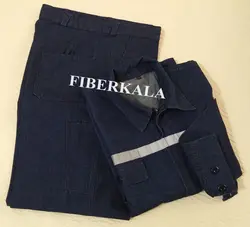 کاپشن شلوار کار جین مهندسی شبرنگ دار