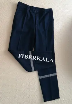 کاپشن شلوار کار جین مهندسی شبرنگ دار