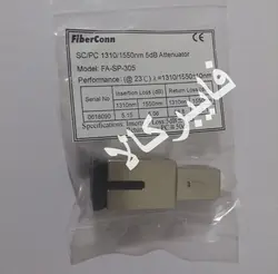 تضعیف کننده فیبرنوری  نری به مادگی SC  سینگل مود 5dB
