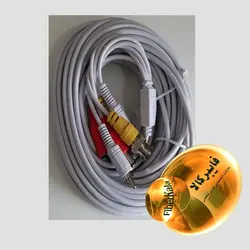 کابل آماده ترکیبی (کواکسیال، برق، صدا) مداربسته 10 متری