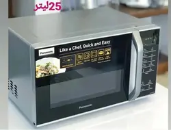 مایکروویو 25 لیتر پاناسونیک نقره ای مدل NN-ST34 - فروشگاه اینترنتی فالومیس