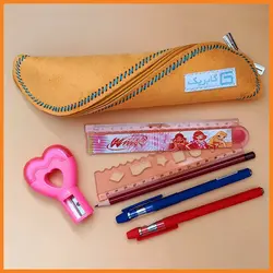 جامدادی با لوازم التحریر دخترانه