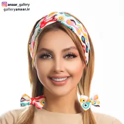 ست توربان و کش مو پاپیونی