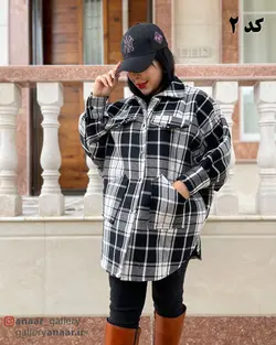 چهارخونه پشمی مدل کاملیا