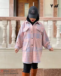 چهارخونه پشمی مدل کاملیا