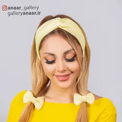 ست توربان و کش مو پاپیونی