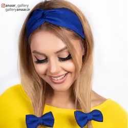 ست توربان و کش مو پاپیونی