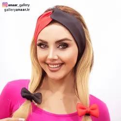 ست توربان و کش مو پاپیونی