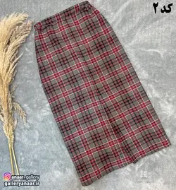 دامن های پشمی چهارخونه