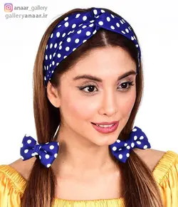 ست توربان و کش مو پاپیونی