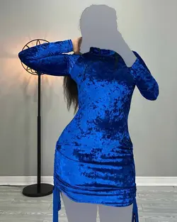 پیراهن مخمل - کد 3414