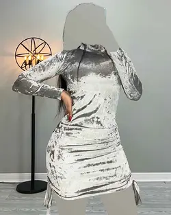 پیراهن مخمل - کد 3414