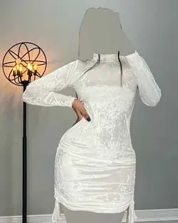 پیراهن مخمل - کد 3414