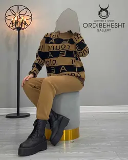 بلوز شلوار حروف دار - کد 3350