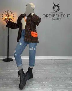 شومیز جلو ریش - کد 3408