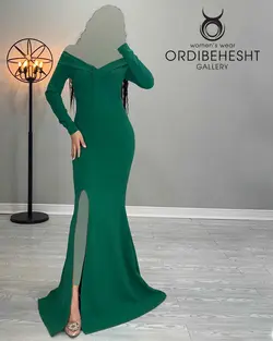 پیراهن یقه دلبری - کد 3433