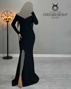 پیراهن یقه دلبری - کد 3433