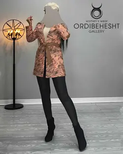 پالتو کمر چرم - کد 3440