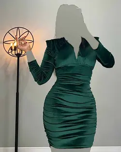 پیراهن یقه هفت - کد 3427