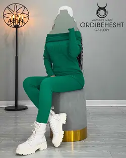 بلوز شلوار بافت - کد 3383