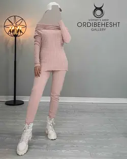 بلوز شلوار بافت - کد 3383