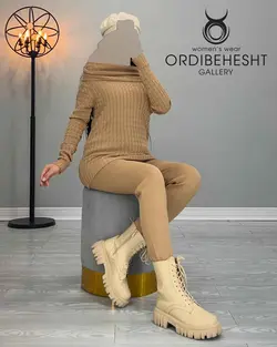 بلوز شلوار بافت - کد 3383