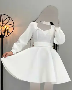 پیراهن کمربنددار - کد 3426