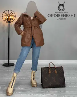 کاپشن چرم - کد 3468