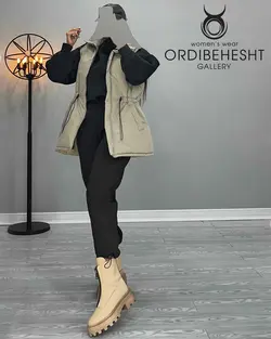 پافر کمر گت - کد 3458