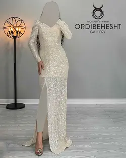 پیراهن پولکی جلوچاک - کد 3512