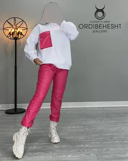 ست چرم + دورس - کد 3499