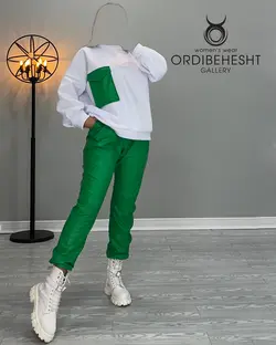 ست چرم + دورس - کد 3499