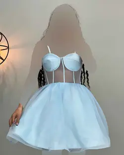 پیراهن توری شاین دار - کد 3545