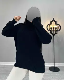 بافت یقه اسکی - کد 3582