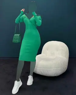 پیراهن کش بافت - کد 3521