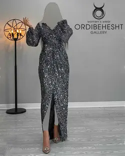 پیراهن آستین پف - کد 3535